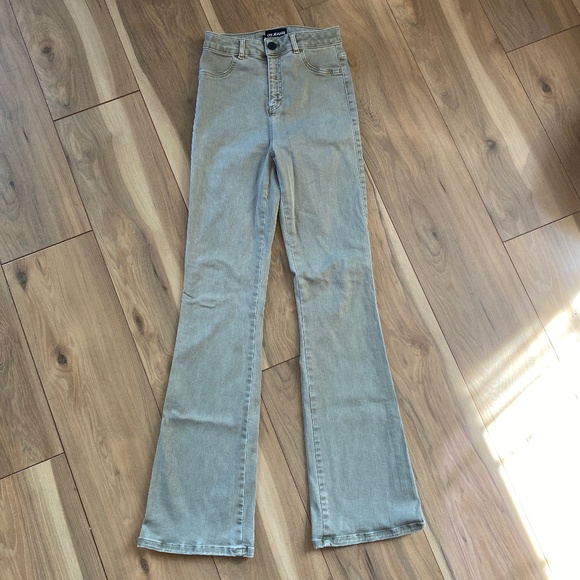 Fitjeans Pastel Flared - Khaki - Picture 5 of 9